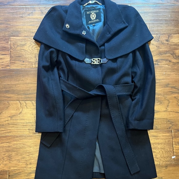 Women navy Scofield coat - Picture 10 of 13